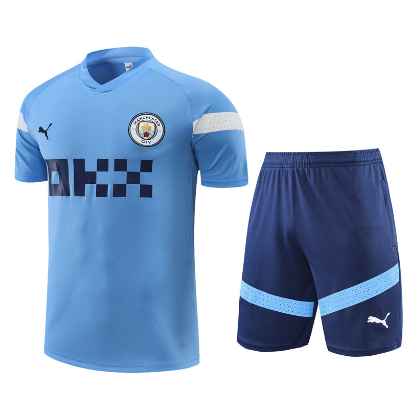 AAA Quality Manchester City 22/23 Blue Training Kit Jerse